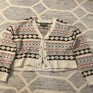 AE button up sweater
